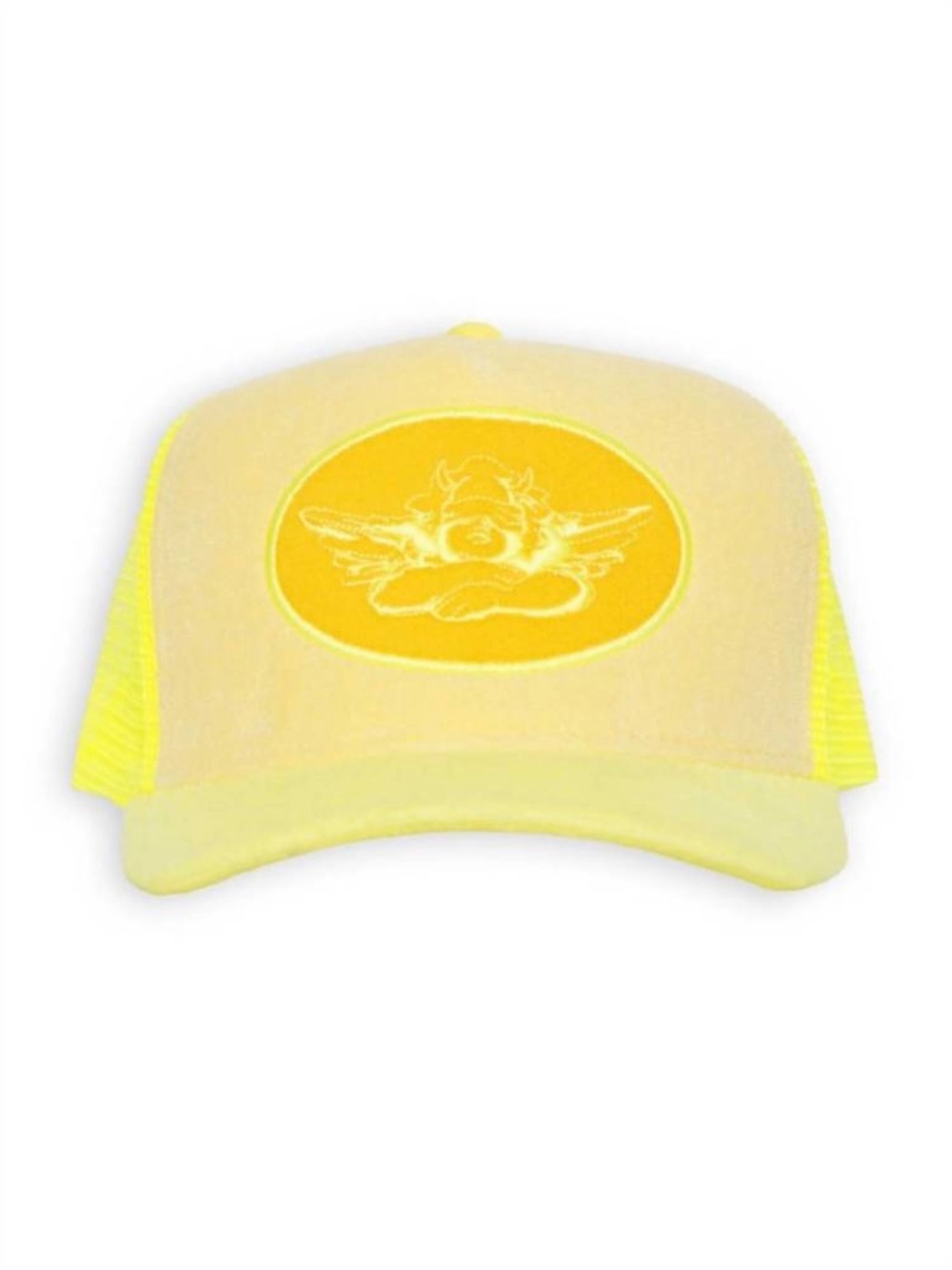 NEW BOYS LIE Terry cloth trucker hat lemon drop SOLD OUT LIMITED EDITION